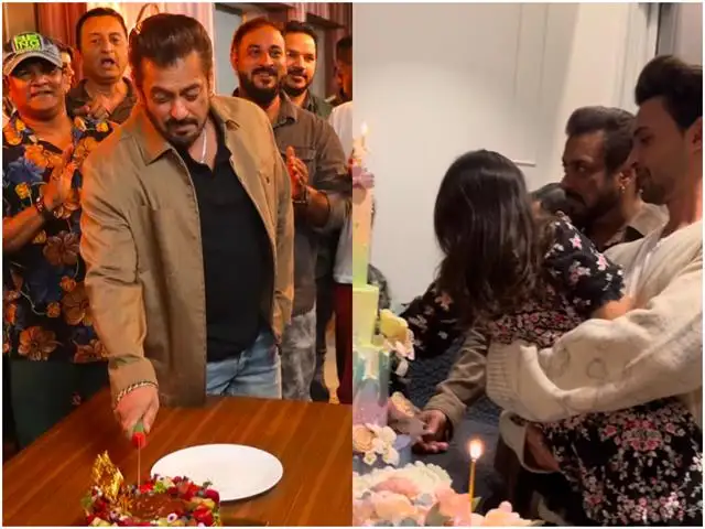 Salman Khan Celebrates 59th Birthday With Niece Ayat