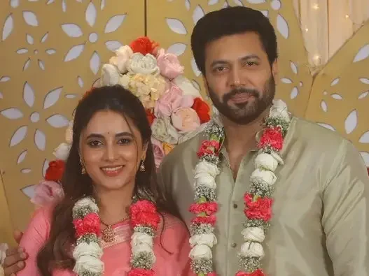 Jayam Ravi and Aarti 