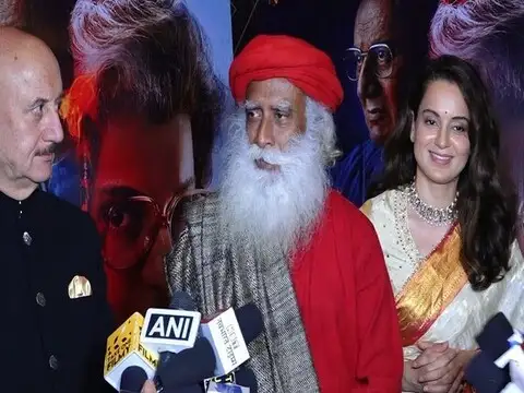 Sadhguru Lauds Kangana Ranaut’s 'Emergency' as a 'Spectacular Presentation of History'